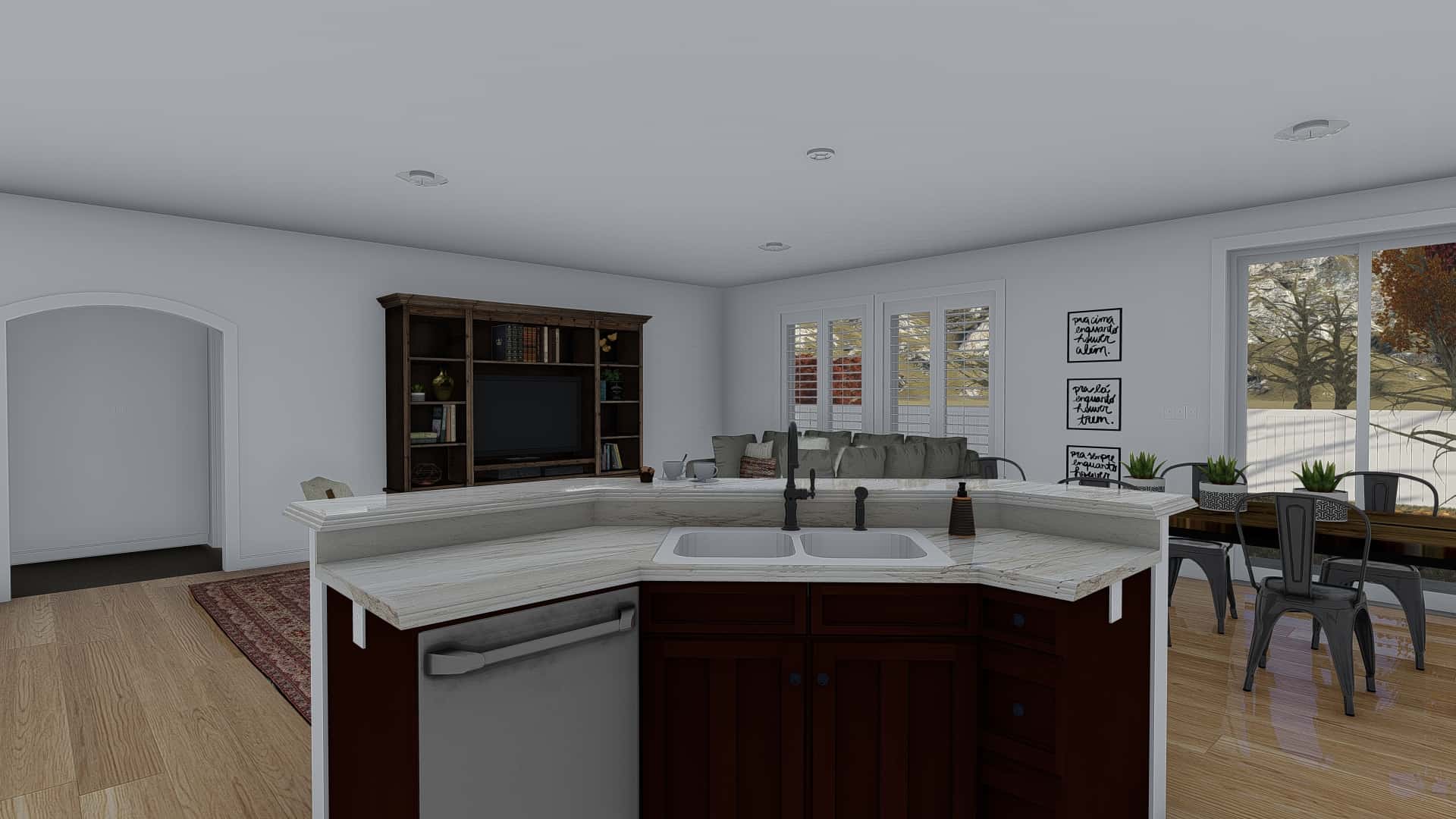 Kitchen of this 4-Bedroom, 2710 Sq Ft Plan - 187-1162