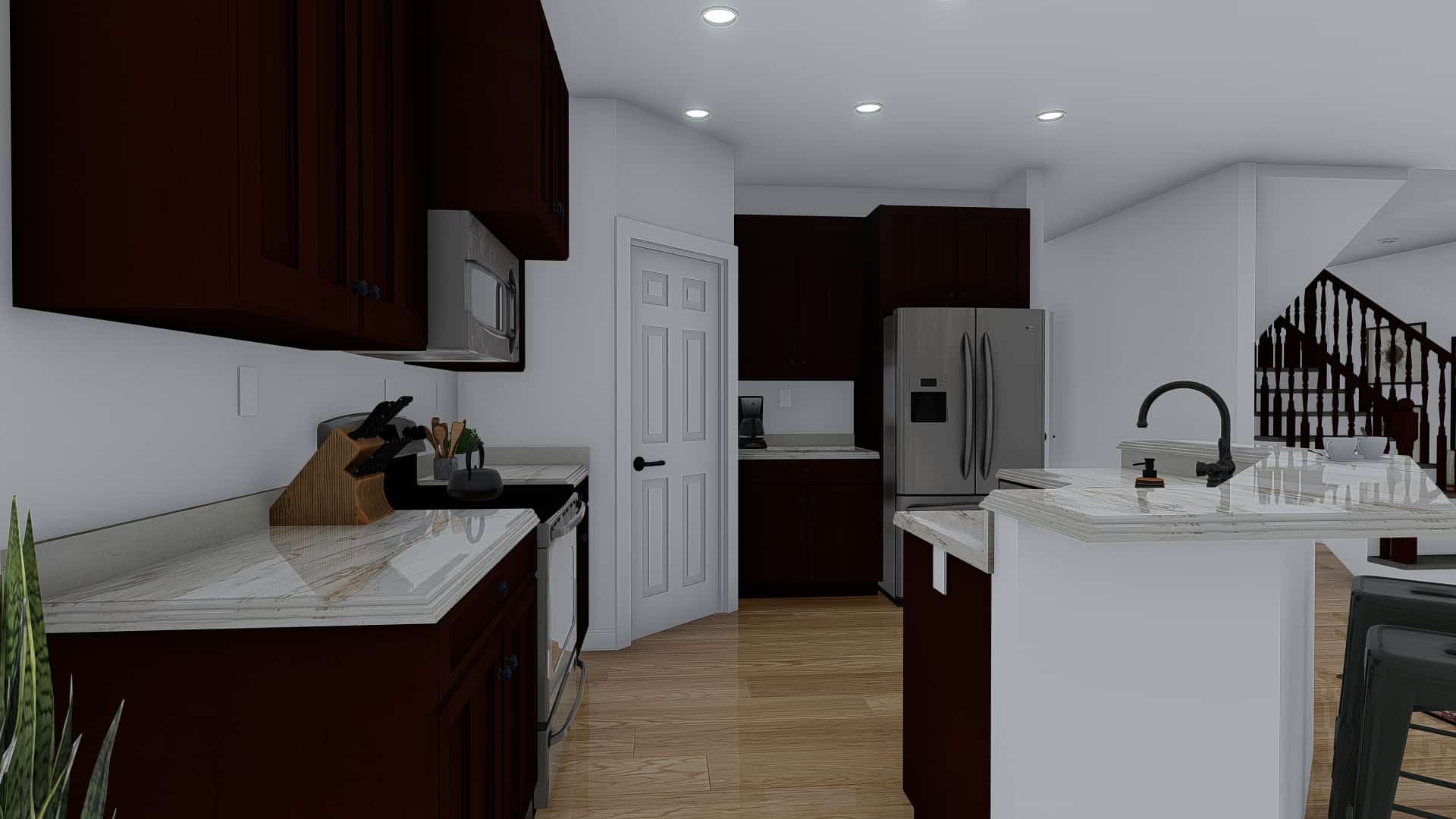 Kitchen: Pantry of this 4-Bedroom, 2710 Sq Ft Plan - 187-1162