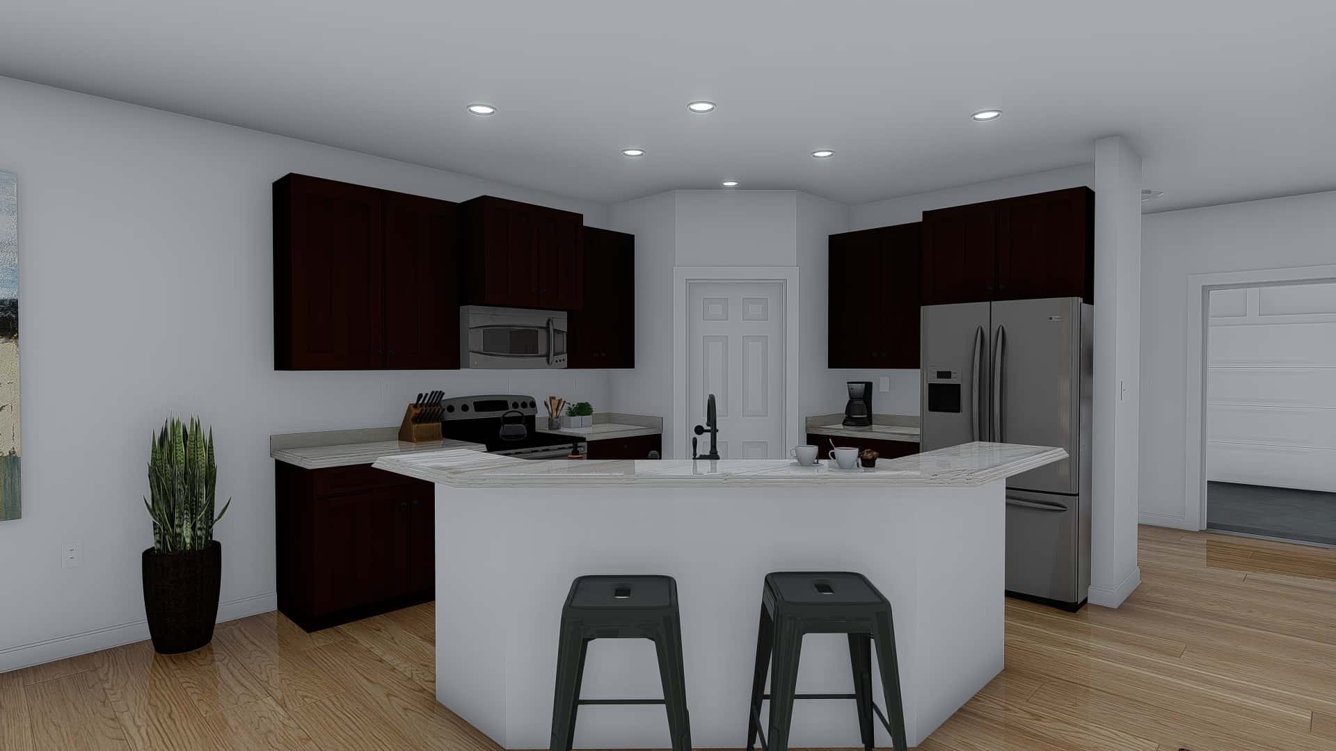 Kitchen of this 4-Bedroom, 2710 Sq Ft Plan - 187-1162