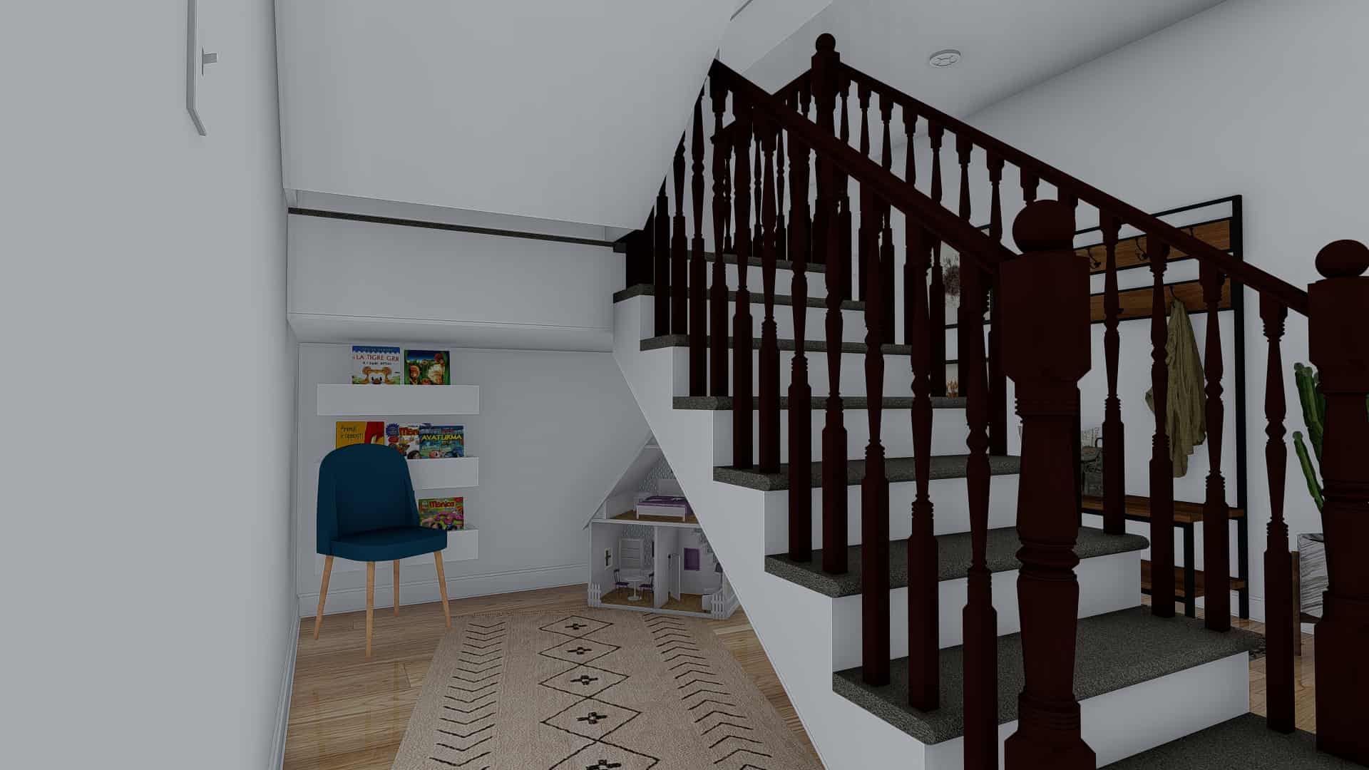 Entry Hall: Staircase of this 4-Bedroom, 2710 Sq Ft Plan - 187-1162