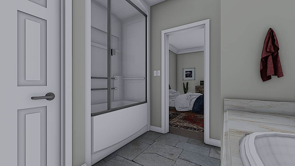 Master Bathroom of this 2-Bedroom, 1069 Sq Ft Plan - 187-1164