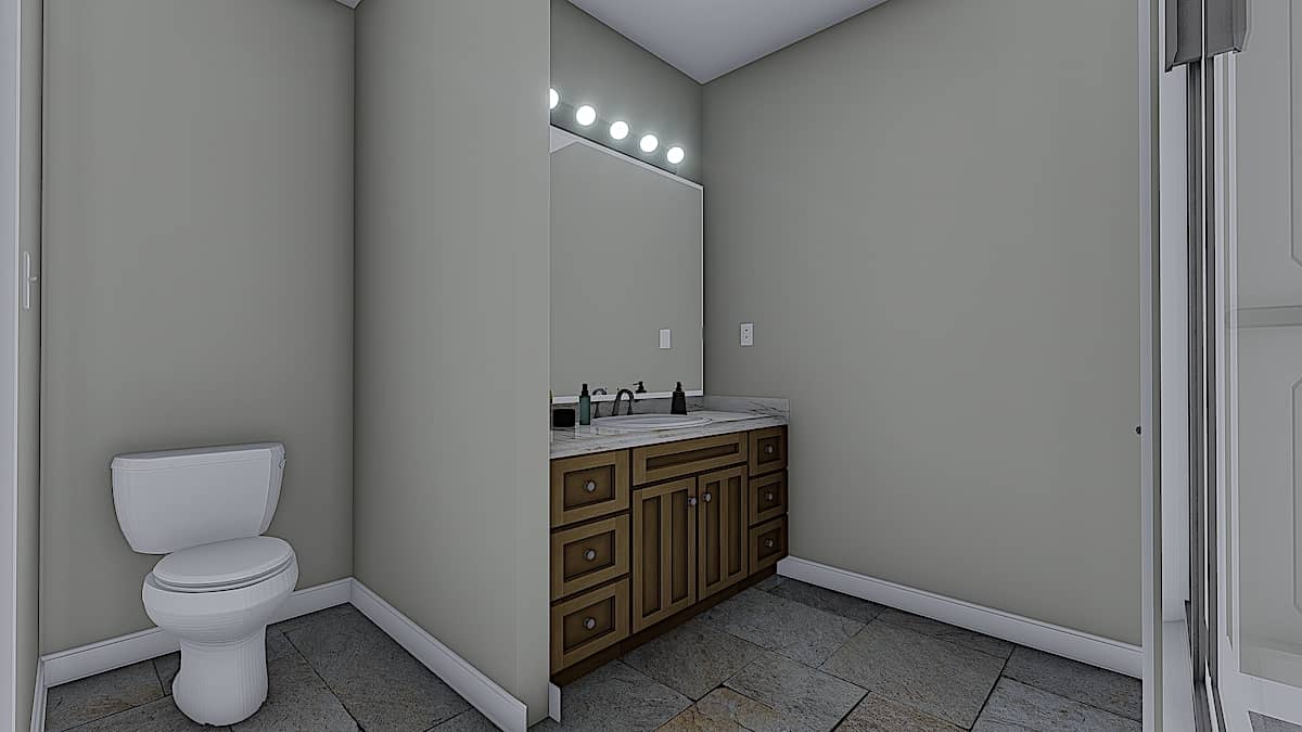 Master Bathroom of this 2-Bedroom, 1069 Sq Ft Plan - 187-1164