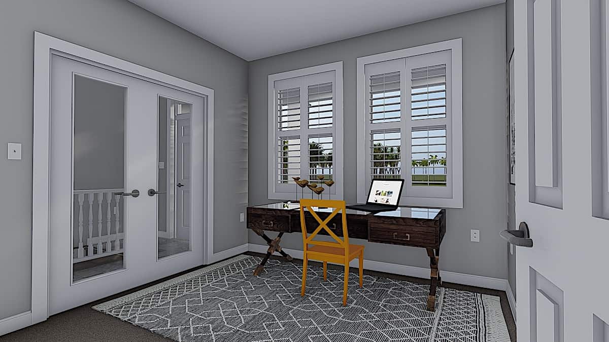 Bedroom of this 3-Bedroom, 1644 Sq Ft Plan - 187-1165