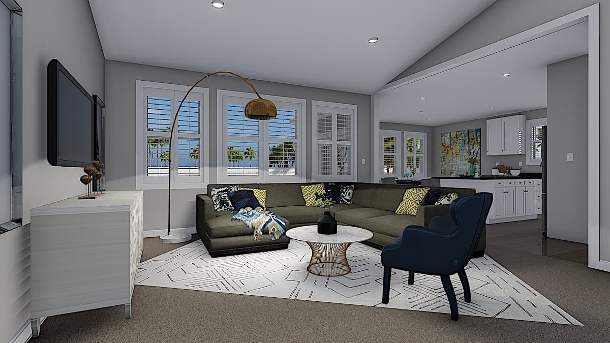Great Room of this 3-Bedroom, 1644 Sq Ft Plan - 187-1165