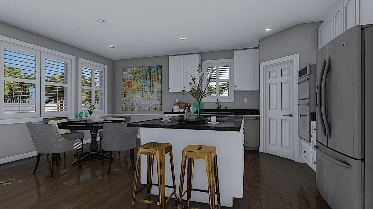 Kitchen: Pantry of this 3-Bedroom, 1644 Sq Ft Plan - 187-1165