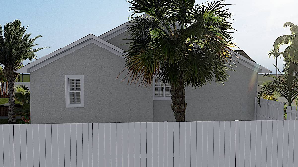 Left Side View of this 3-Bedroom, 1644 Sq Ft Plan - 187-1165