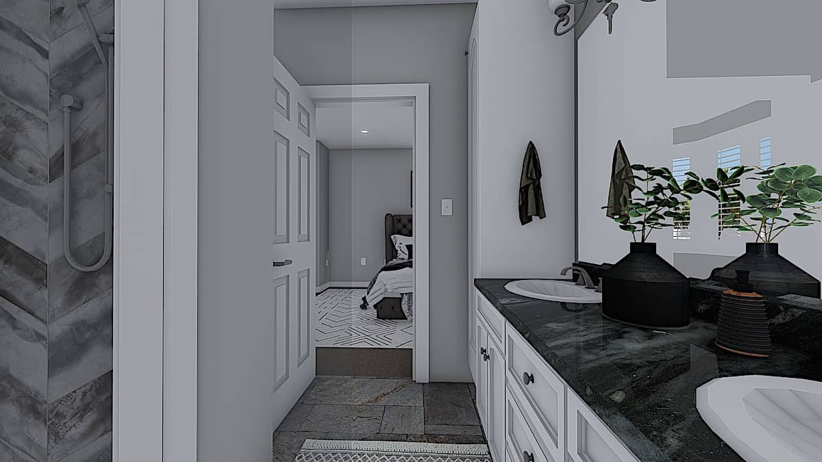 Master Bathroom of this 3-Bedroom, 1644 Sq Ft Plan - 187-1165