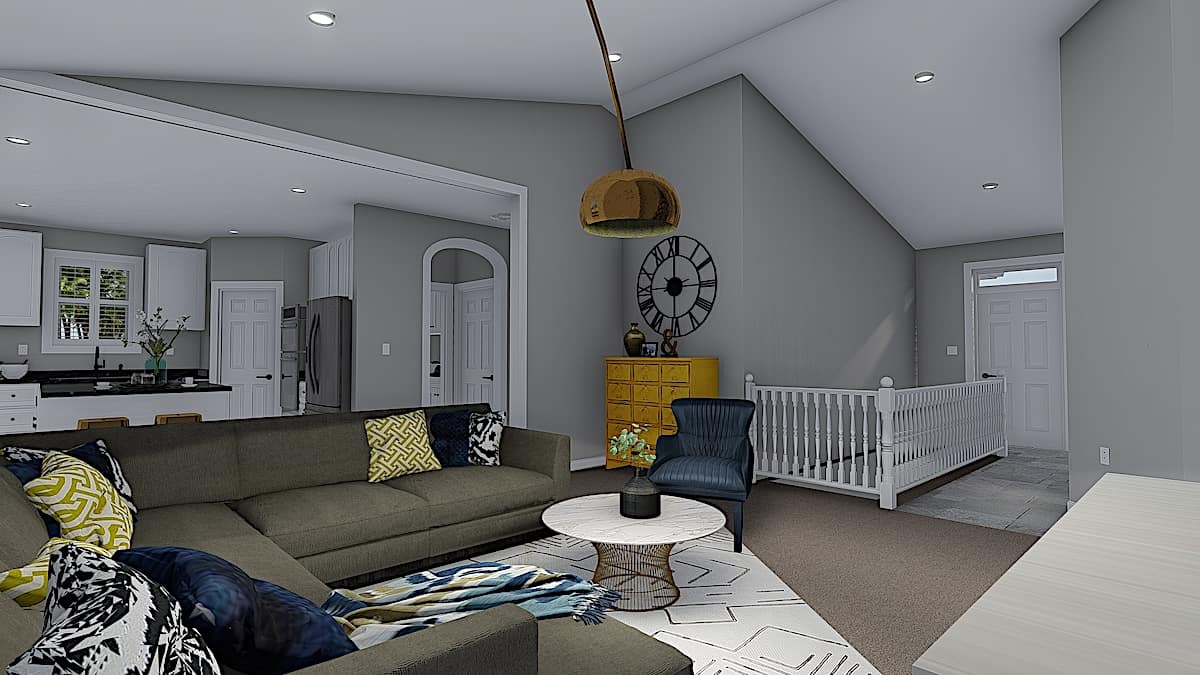 Family Room of this 3-Bedroom, 1644 Sq Ft Plan - 187-1165