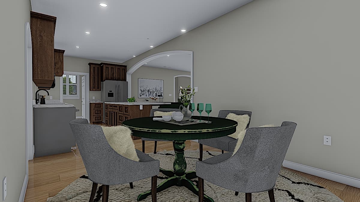 Dining Room of this 3-Bedroom, 1990 Sq Ft Plan - 187-1166