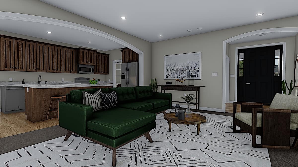 Great Room of this 3-Bedroom, 1990 Sq Ft Plan - 187-1166