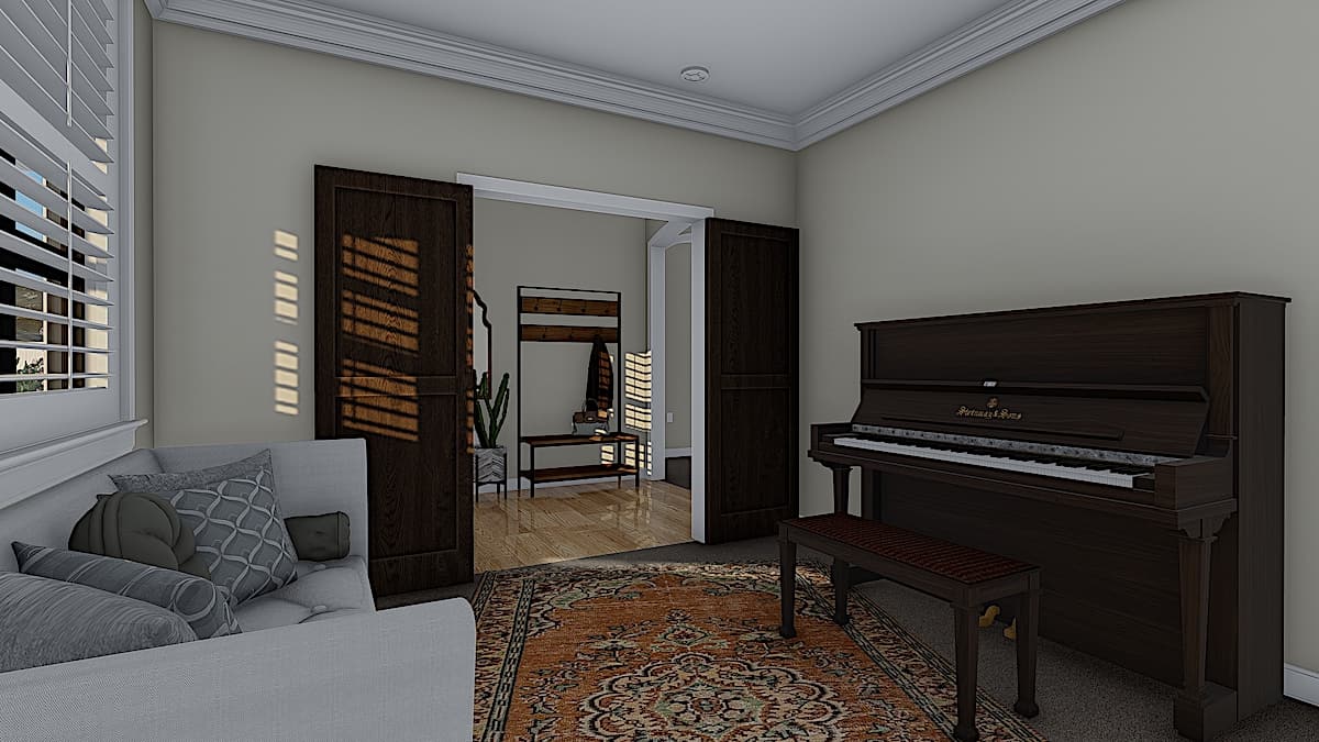 Home Office of this 3-Bedroom, 1990 Sq Ft Plan - 187-1166