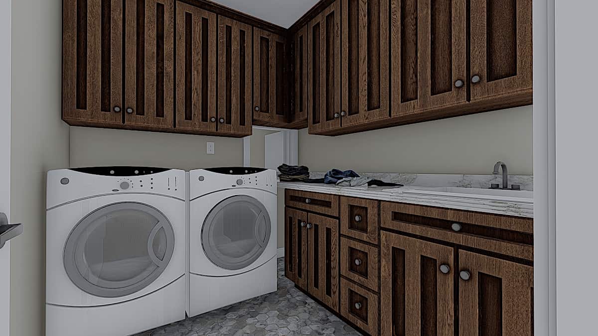Laundry Room of this 3-Bedroom, 1990 Sq Ft Plan - 187-1166