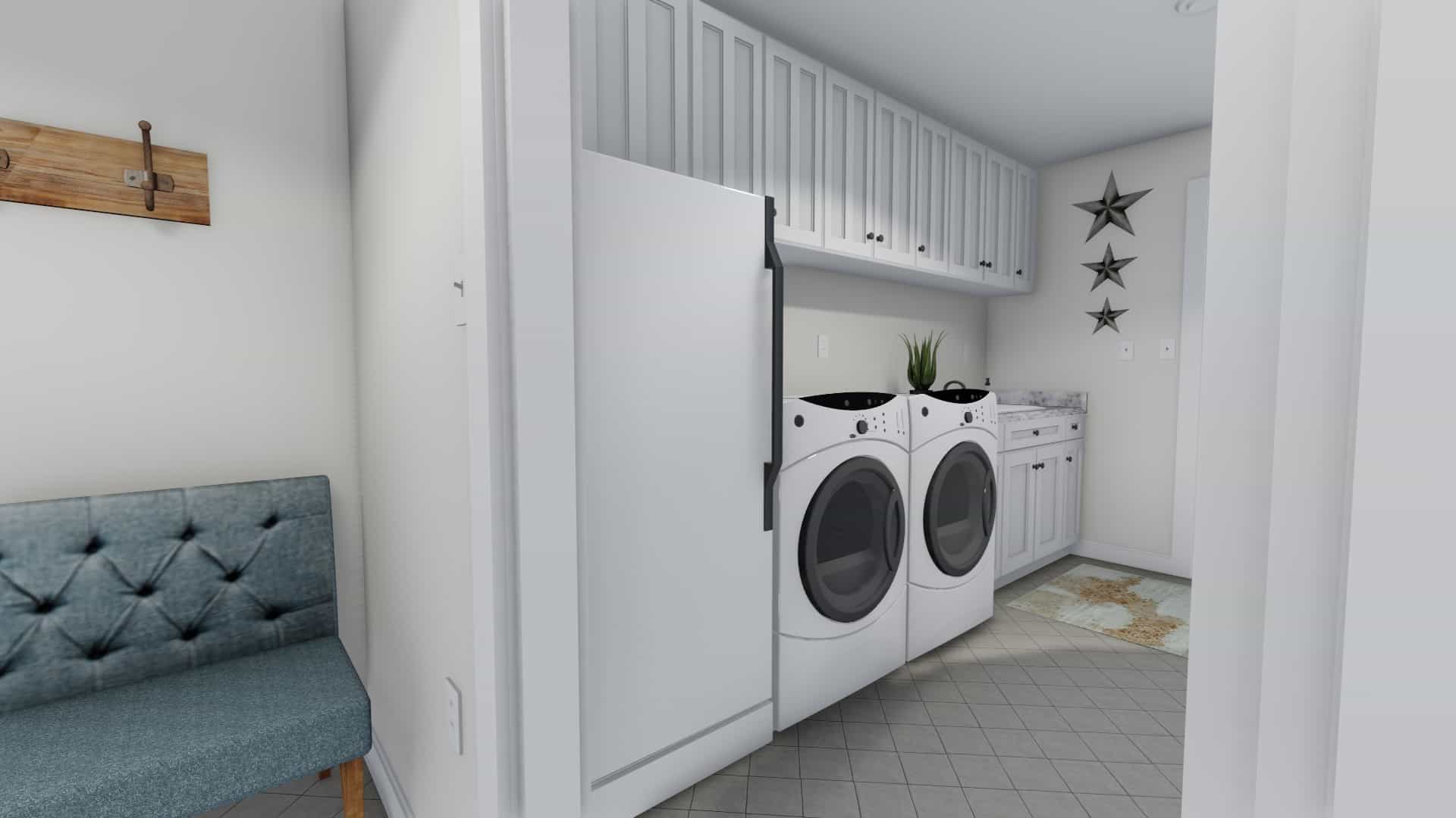 Laundry Room of this 4-Bedroom, 3356 Sq Ft Plan - 187-1167