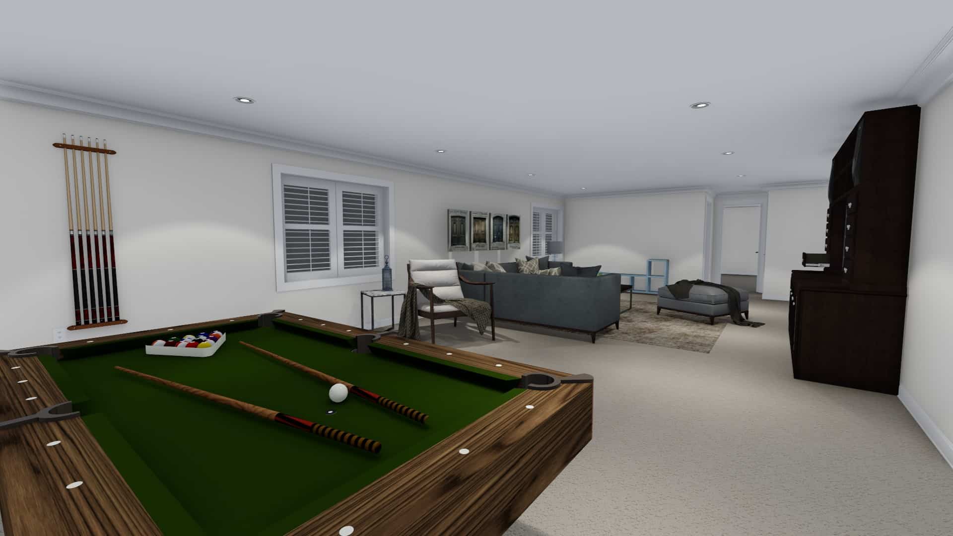 Playroom of this 4-Bedroom, 3356 Sq Ft Plan - 187-1167