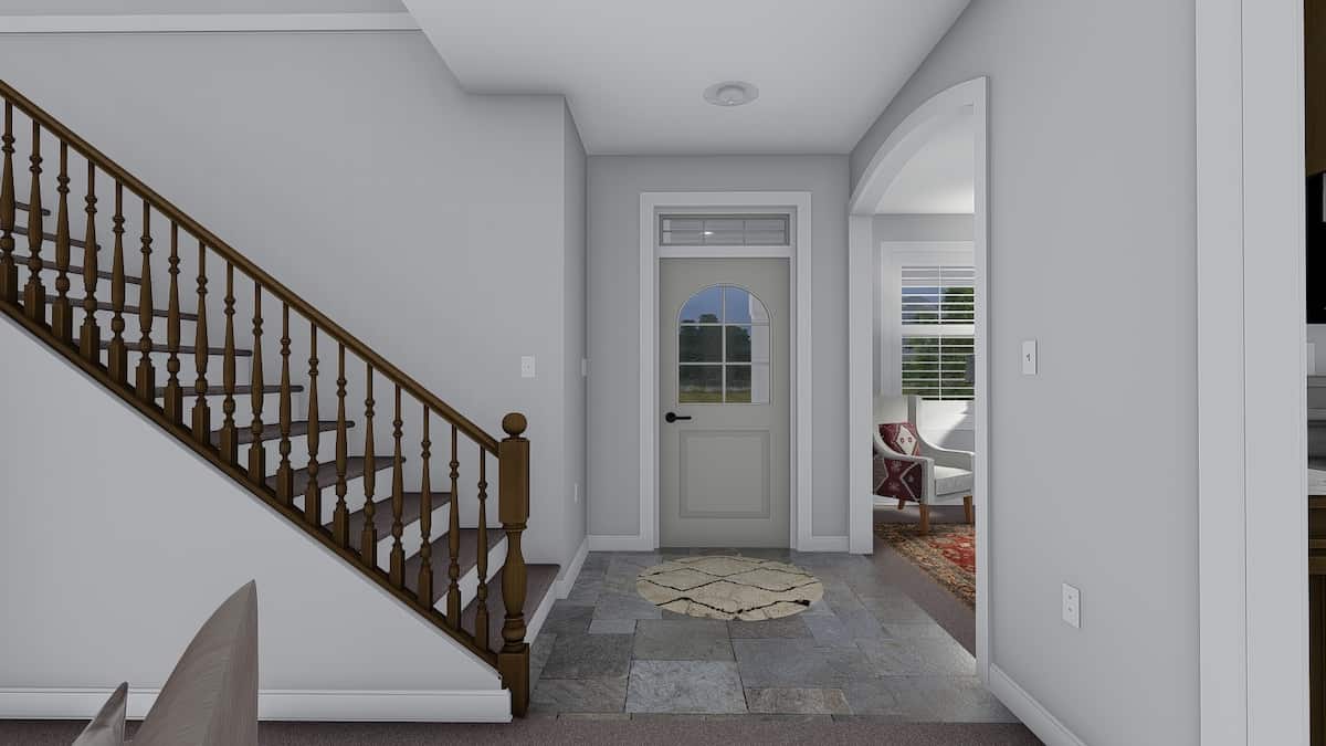 Entry Hall: Staircase of this 4-Bedroom, 2399 Sq Ft Plan - 187-1168