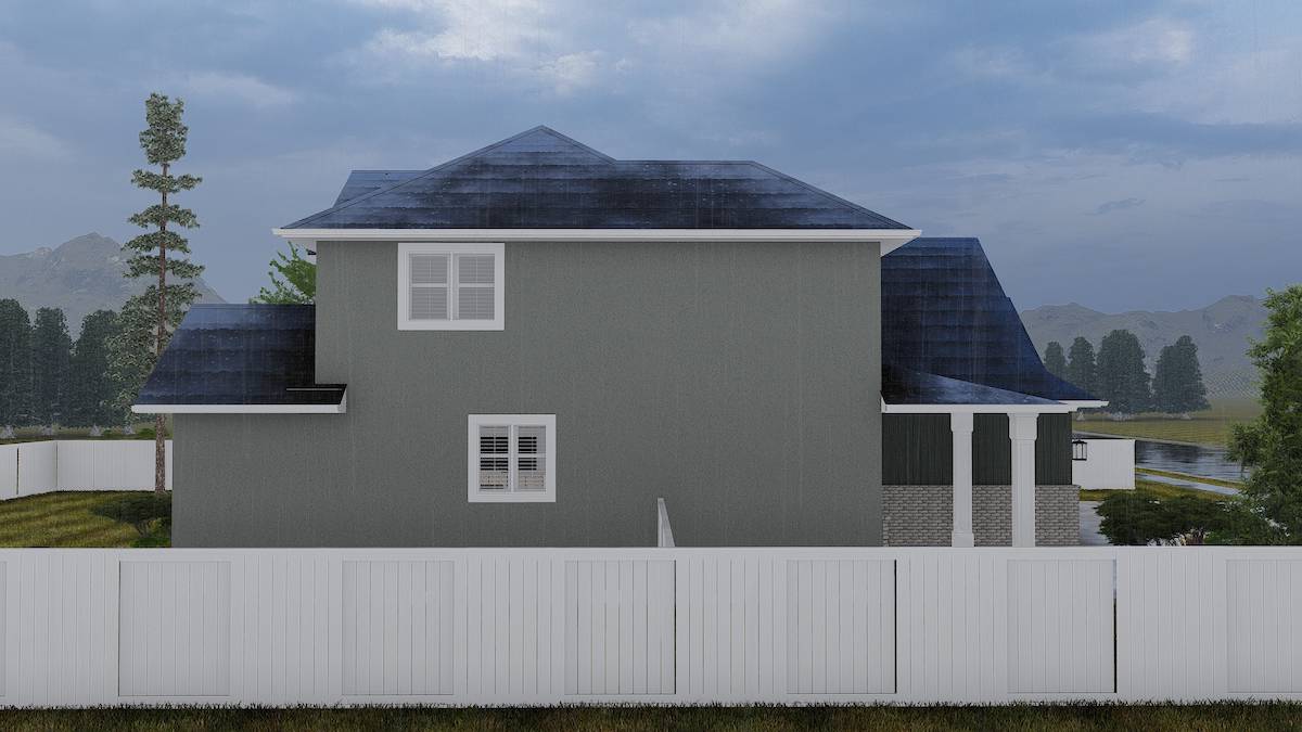 Left Side View of this 4-Bedroom, 2399 Sq Ft Plan - 187-1168