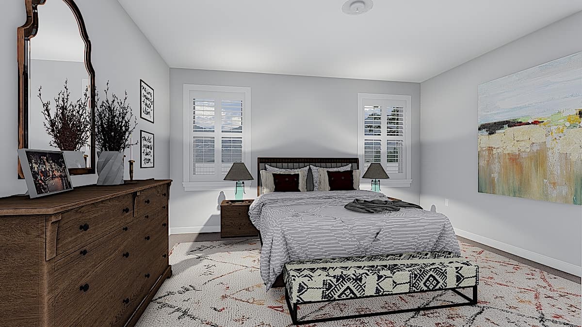 Master Bedroom of this 4-Bedroom, 2399 Sq Ft Plan - 187-1168