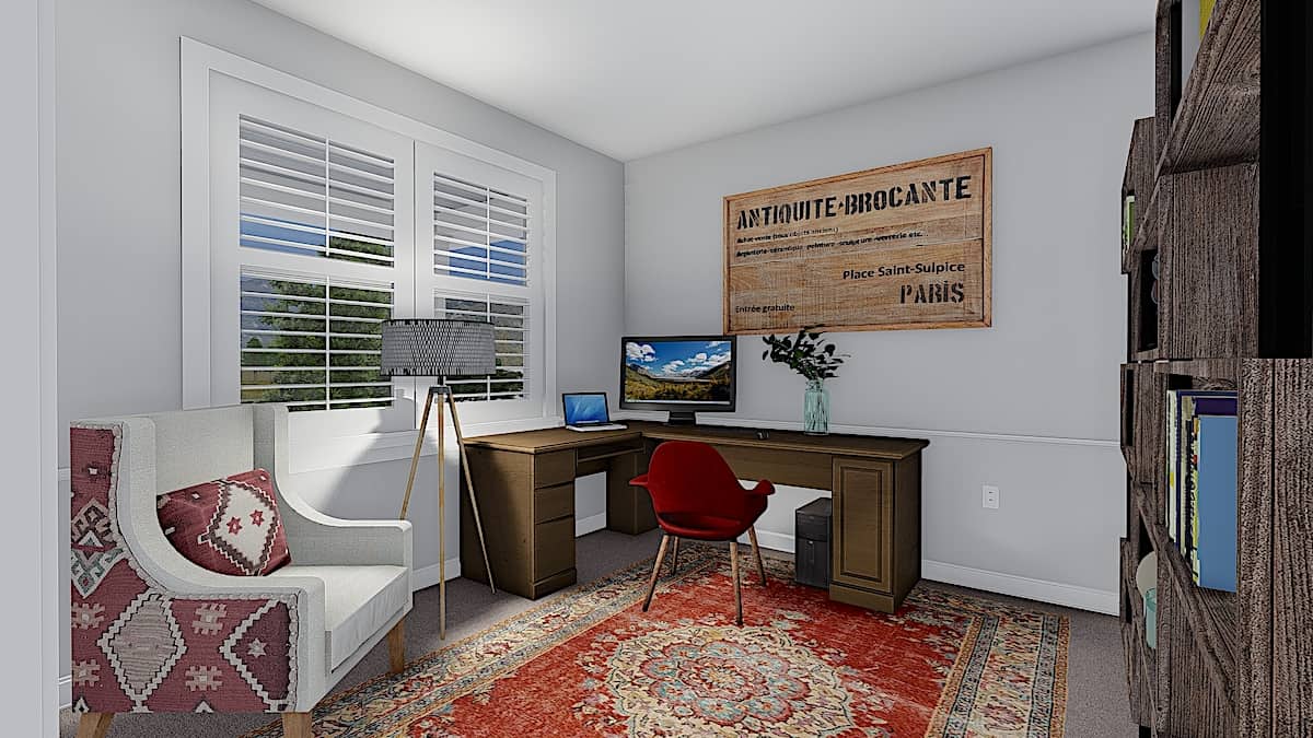 Home Office of this 4-Bedroom, 2399 Sq Ft Plan - 187-1168
