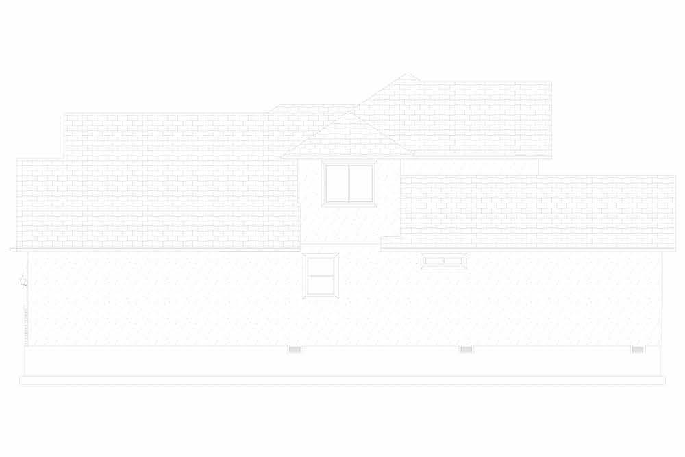 Home Plan Right Elevation of this 4-Bedroom,2399 Sq Ft Plan -187-1168