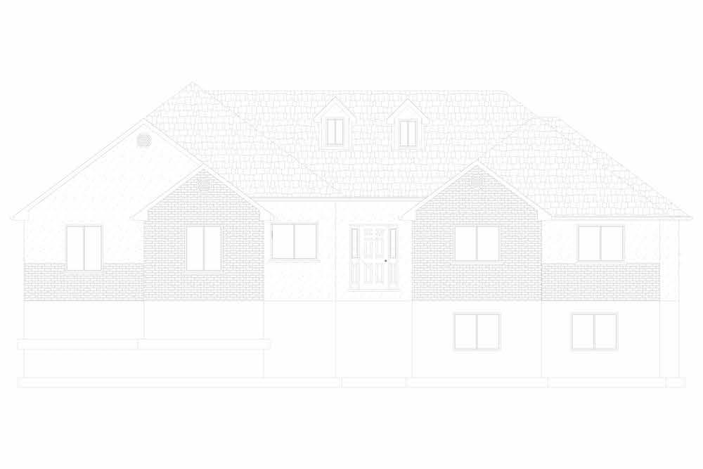 Home Plan Front Elevation of this 3-Bedroom,2406 Sq Ft Plan -187-1169