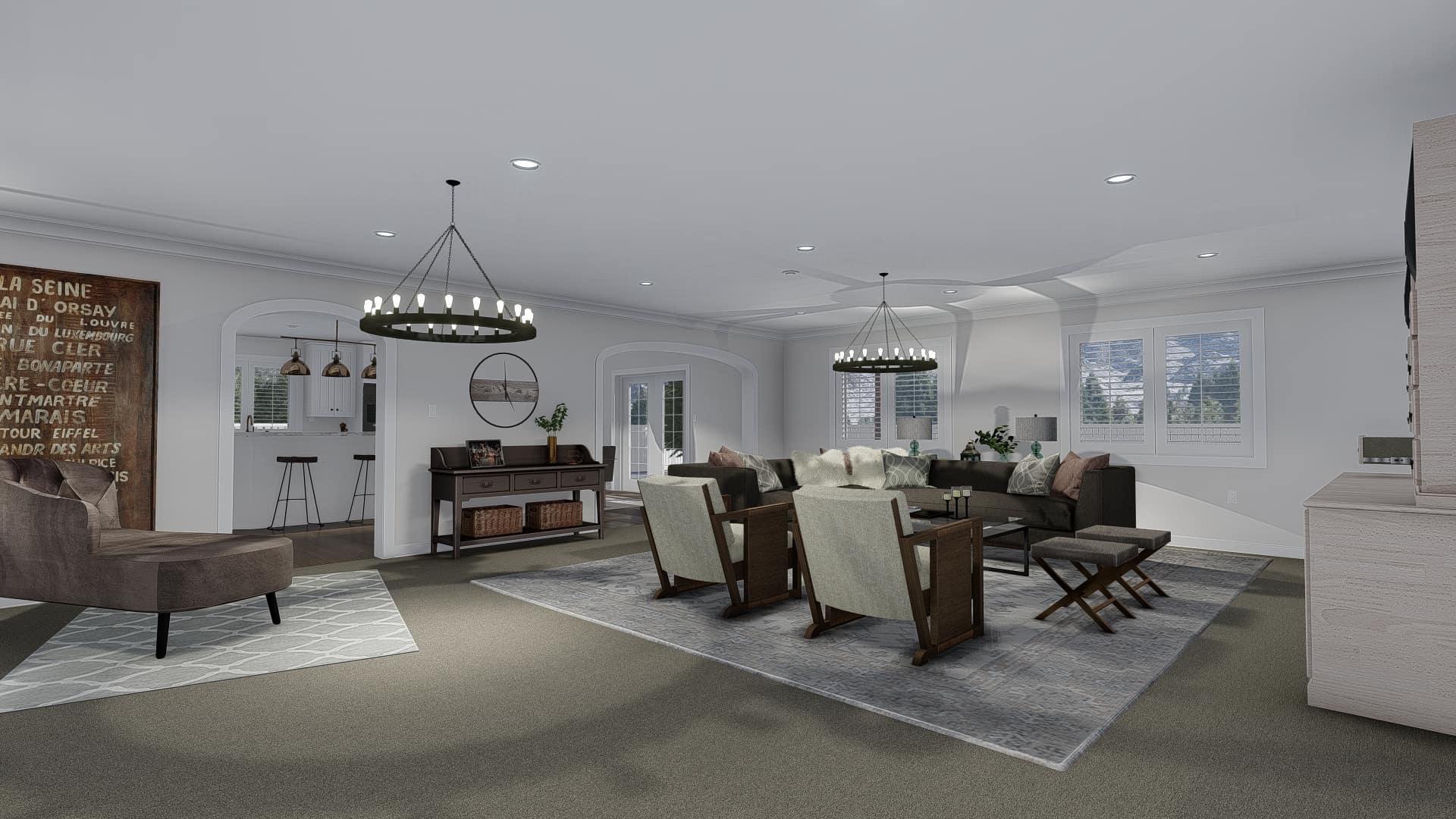 Family Room of this 3-Bedroom, 2406 Sq Ft Plan - 187-1169