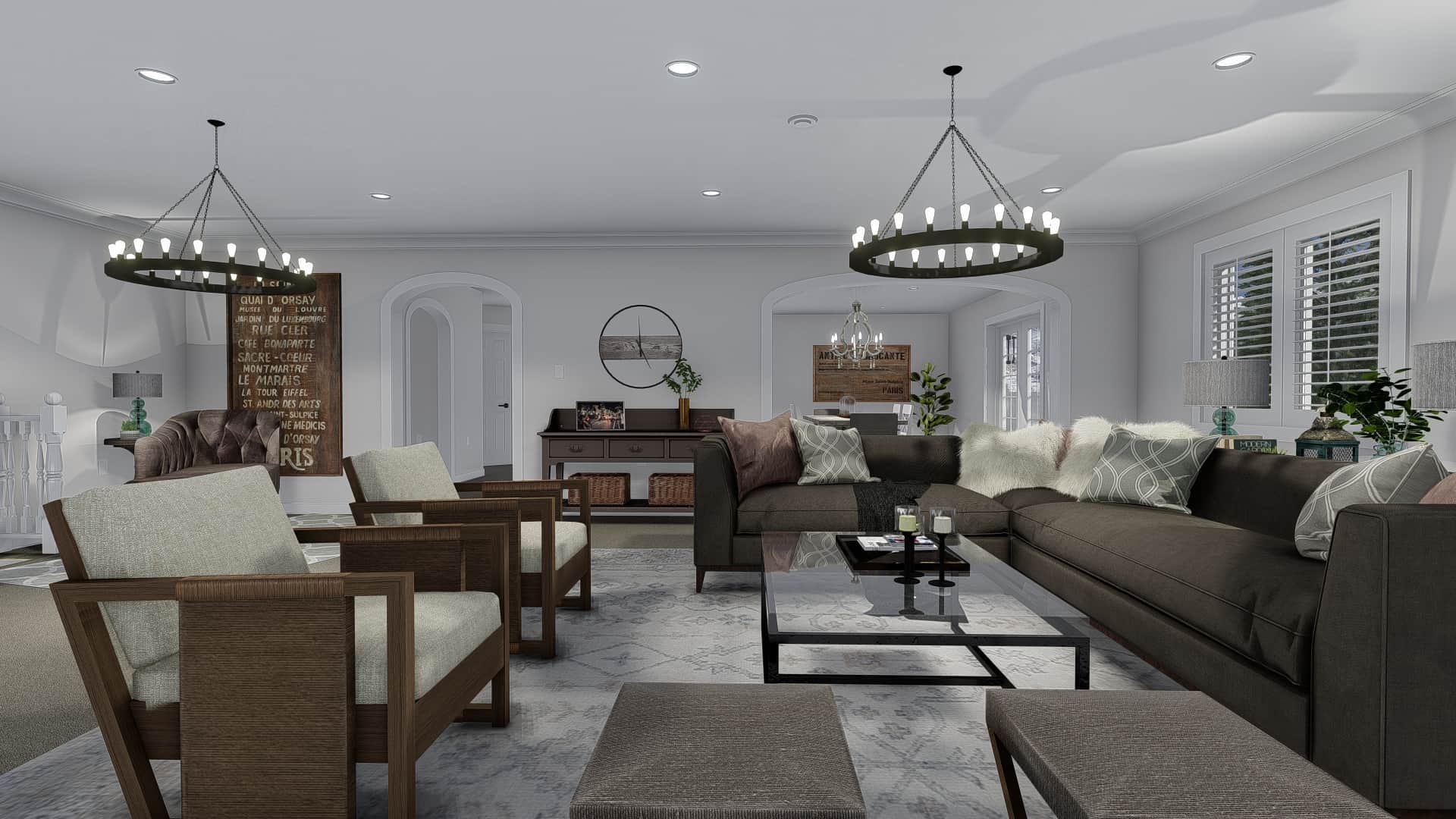 Family Room of this 3-Bedroom, 2406 Sq Ft Plan - 187-1169