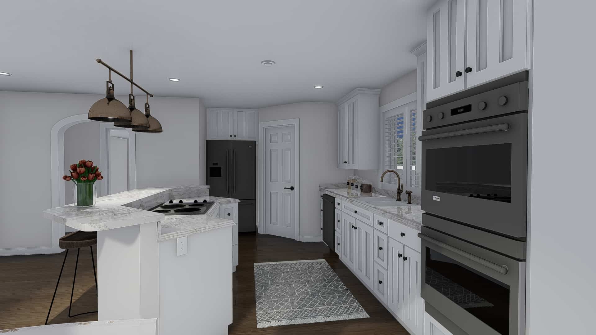 Kitchen of this 3-Bedroom, 2406 Sq Ft Plan - 187-1169