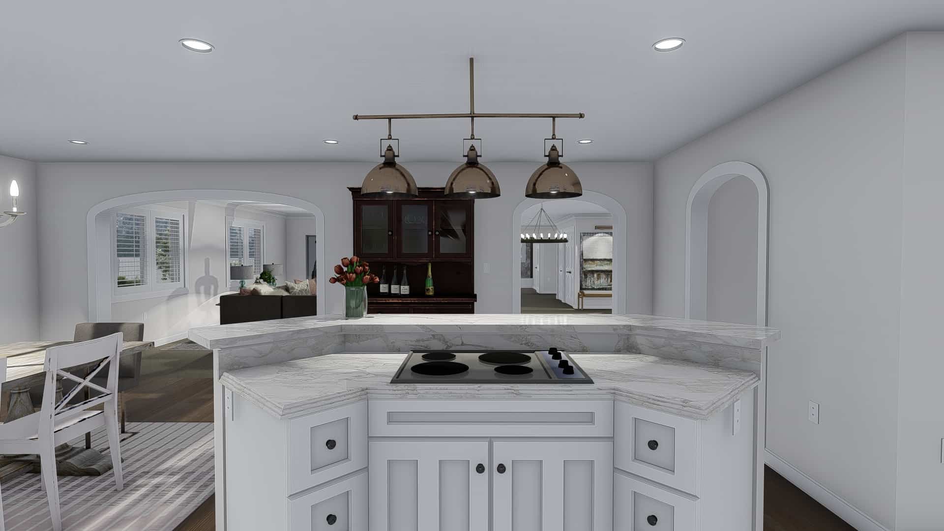 Kitchen of this 3-Bedroom, 2406 Sq Ft Plan - 187-1169