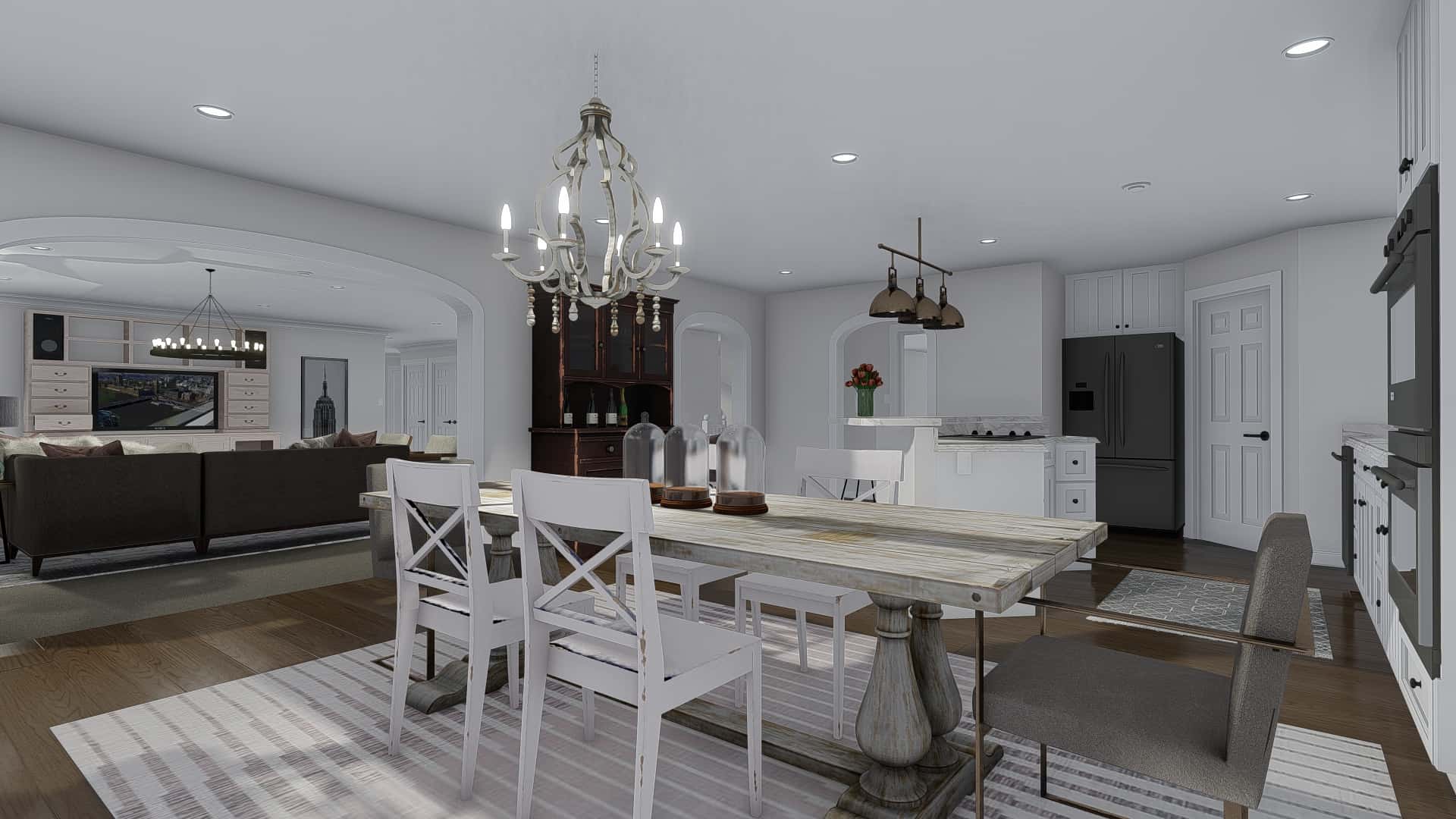 Dining Room of this 3-Bedroom, 2406 Sq Ft Plan - 187-1169