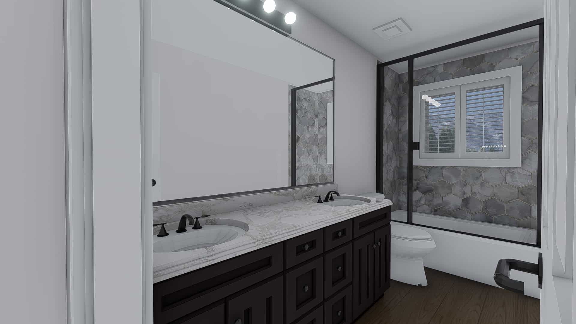 Bathroom of this 3-Bedroom, 2406 Sq Ft Plan - 187-1169