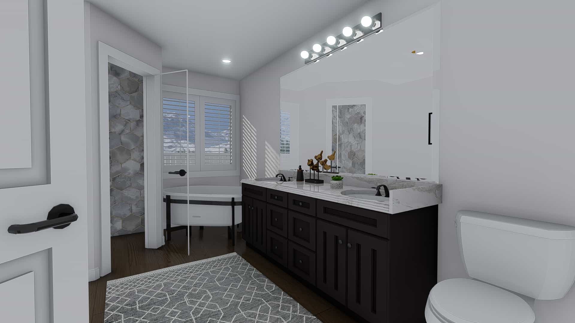 Master Bathroom of this 3-Bedroom, 2406 Sq Ft Plan - 187-1169