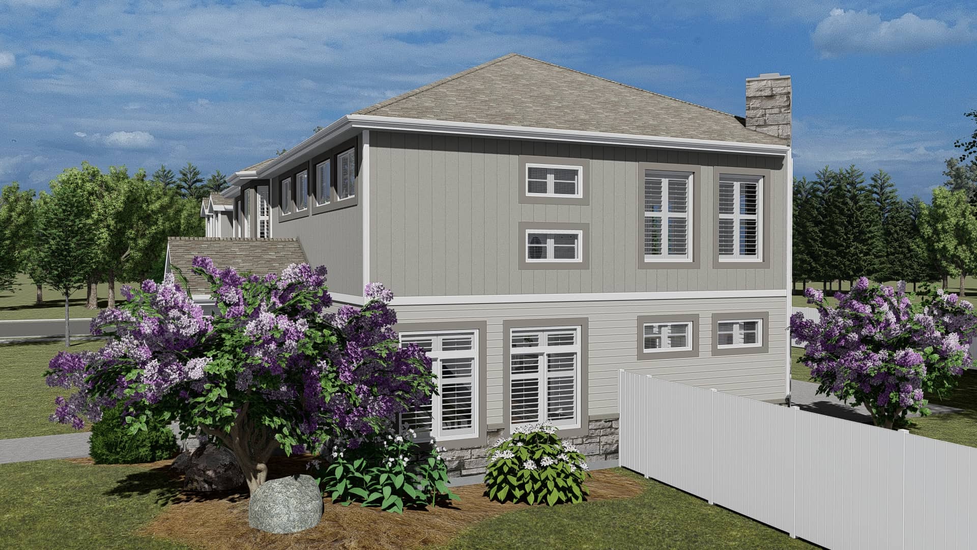 Side View of this 1-Bedroom, 3341 Sq Ft Plan - 187-1170