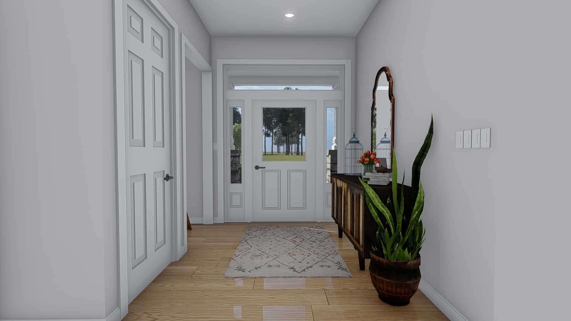 Entry Hall: Foyer of this 1-Bedroom, 3341 Sq Ft Plan - 187-1170