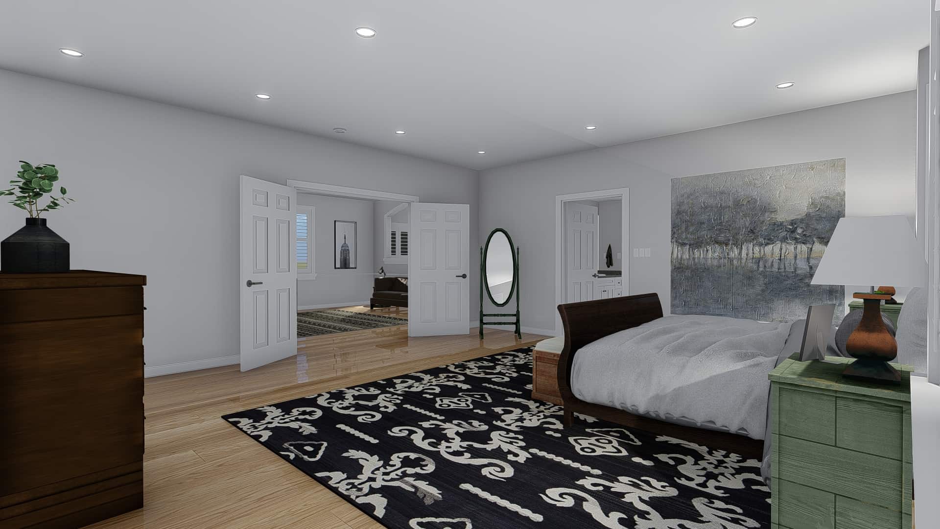Master Bedroom of this 1-Bedroom, 3341 Sq Ft Plan - 187-1170