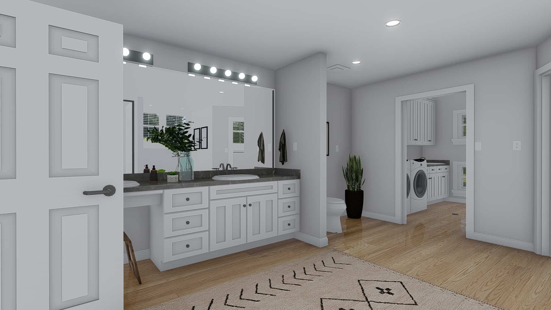 Master Bathroom of this 1-Bedroom, 3341 Sq Ft Plan - 187-1170