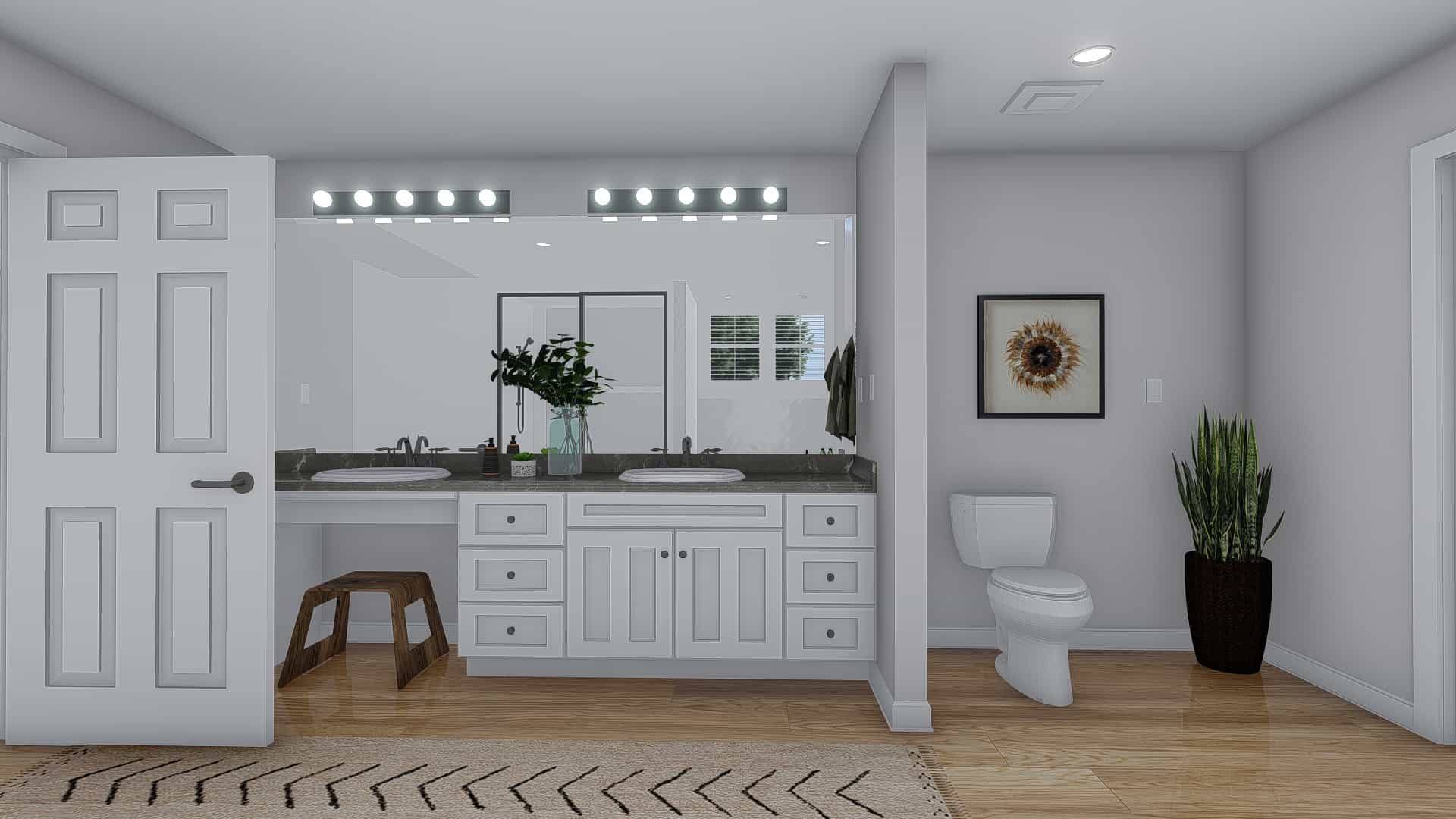 Master Bathroom of this 1-Bedroom, 3341 Sq Ft Plan - 187-1170