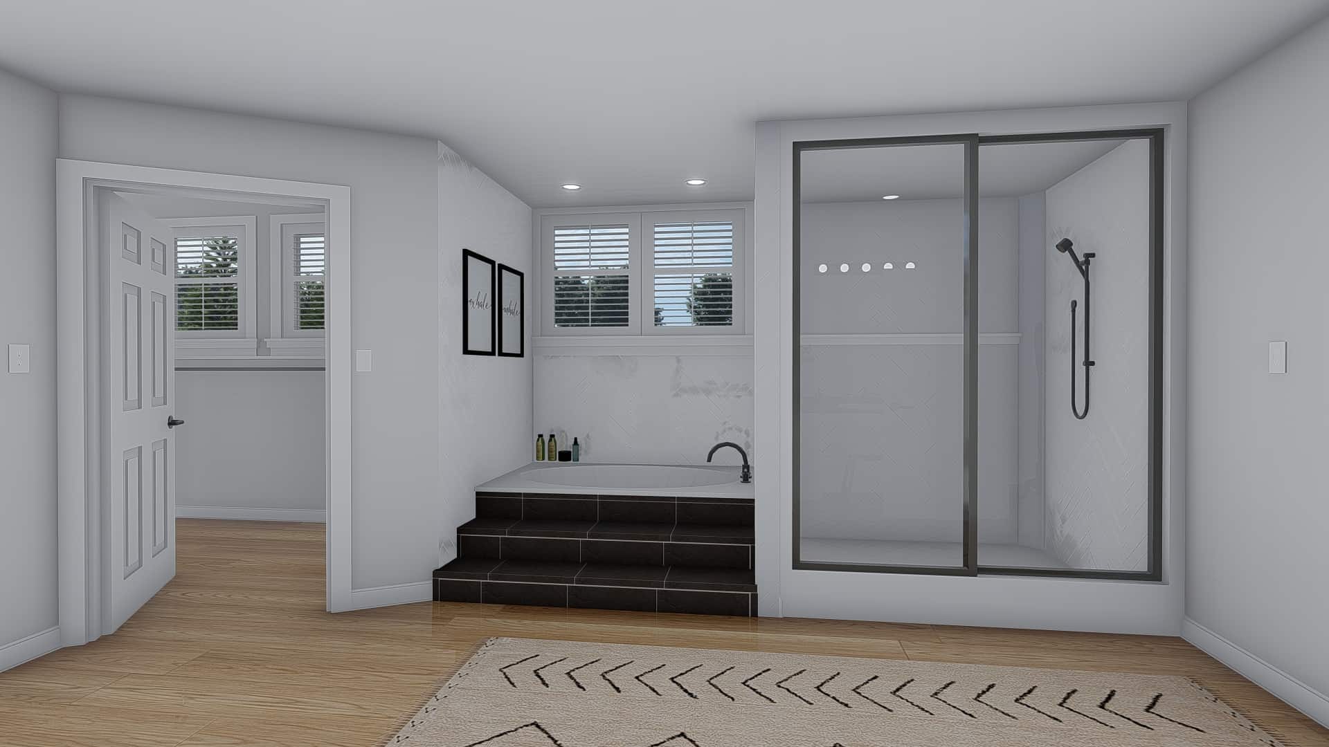 Master Bathroom of this 1-Bedroom, 3341 Sq Ft Plan - 187-1170