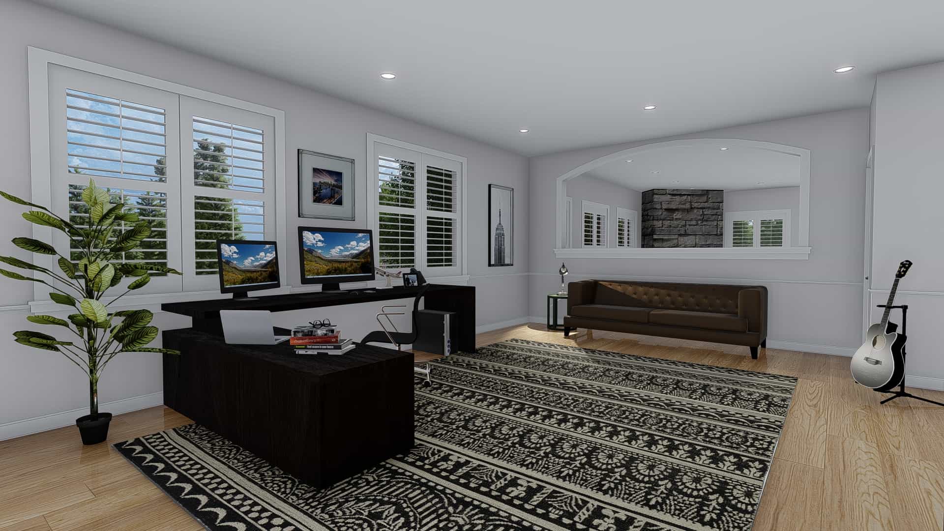 Playroom of this 1-Bedroom, 3341 Sq Ft Plan - 187-1170