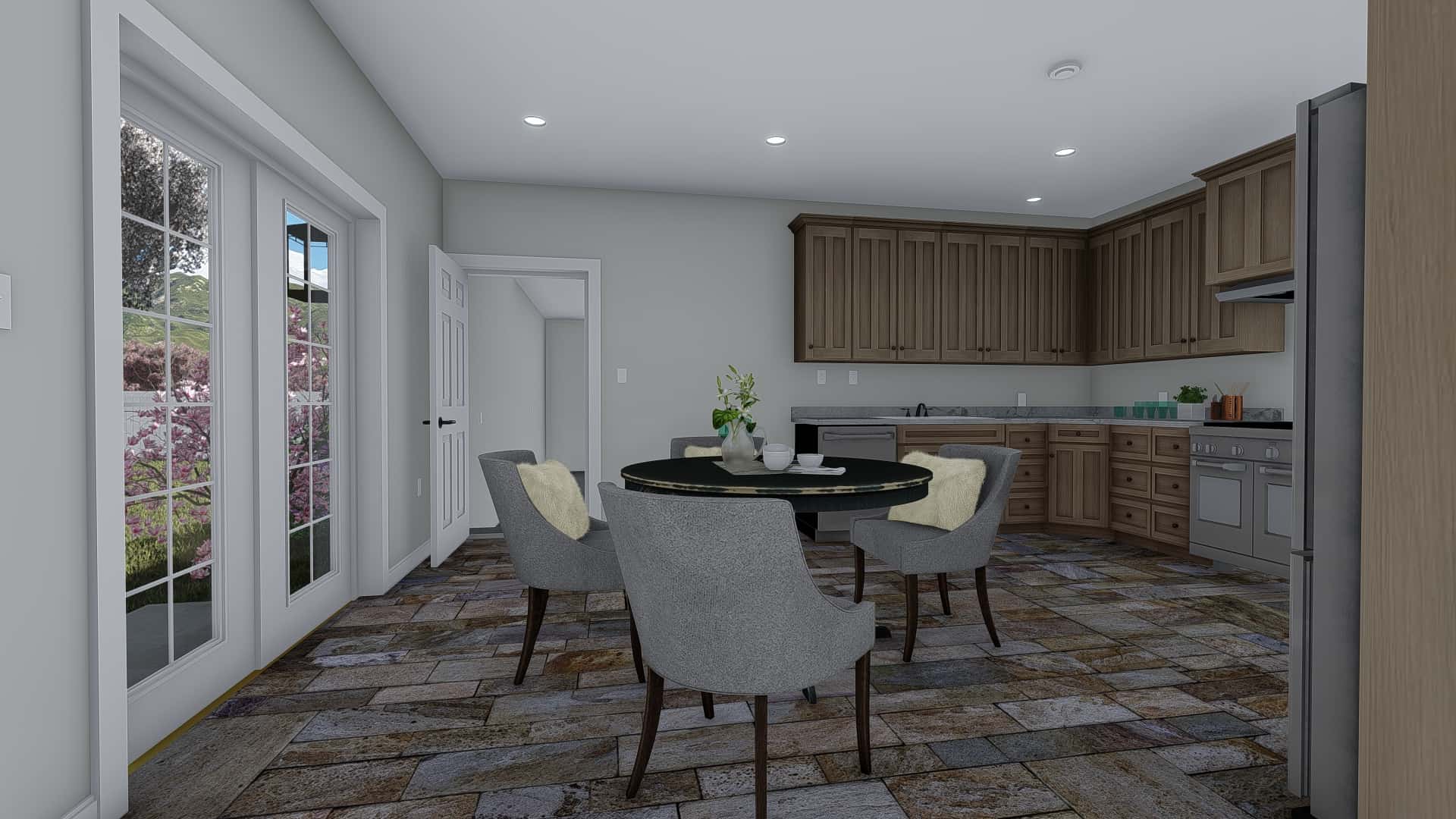 Kitchen: Breakfast Nook of this 4-Bedroom, 3223 Sq Ft Plan - 187-1171