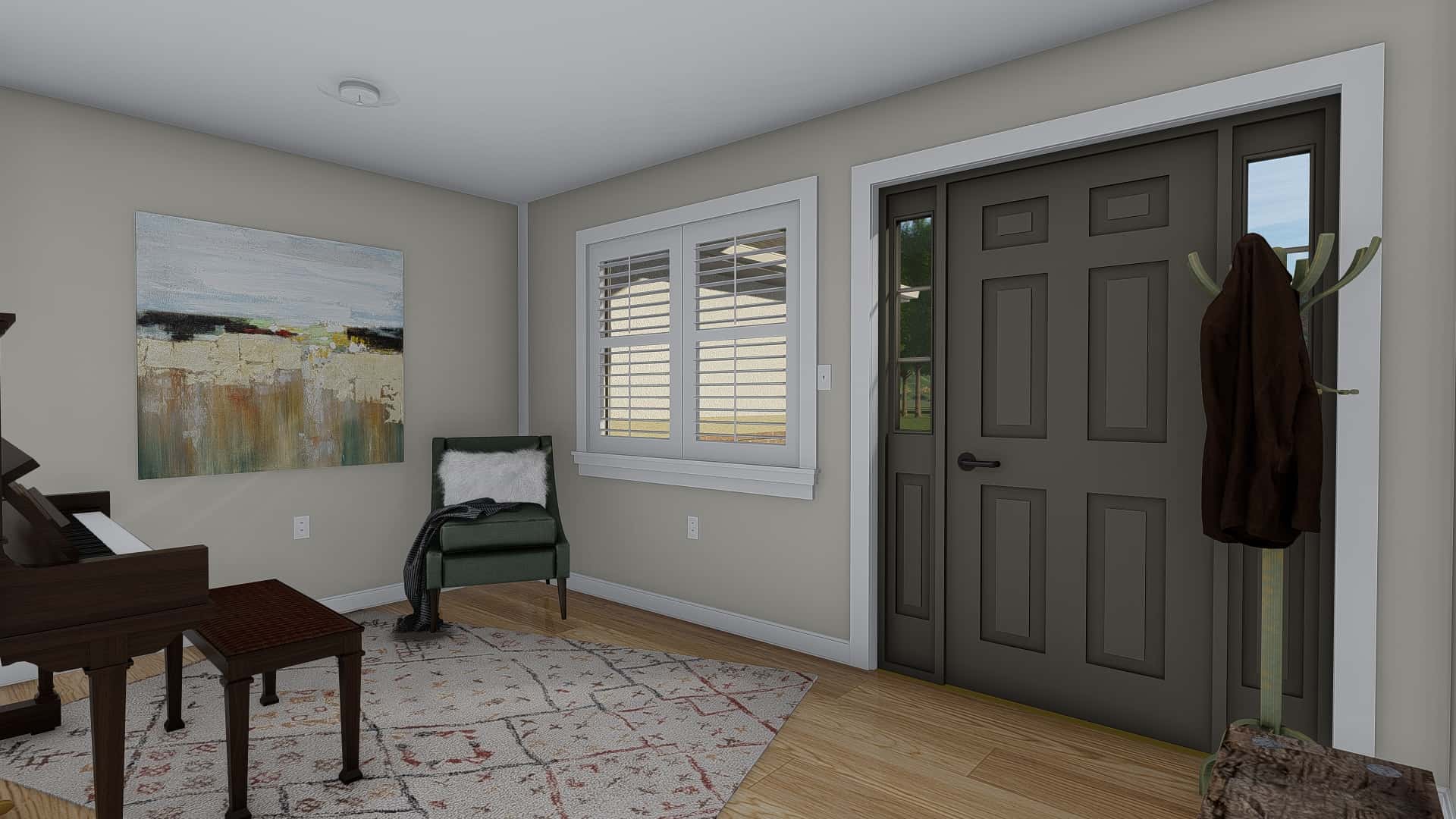 Living Room of this 3-Bedroom, 1660 Sq Ft Plan - 187-1172