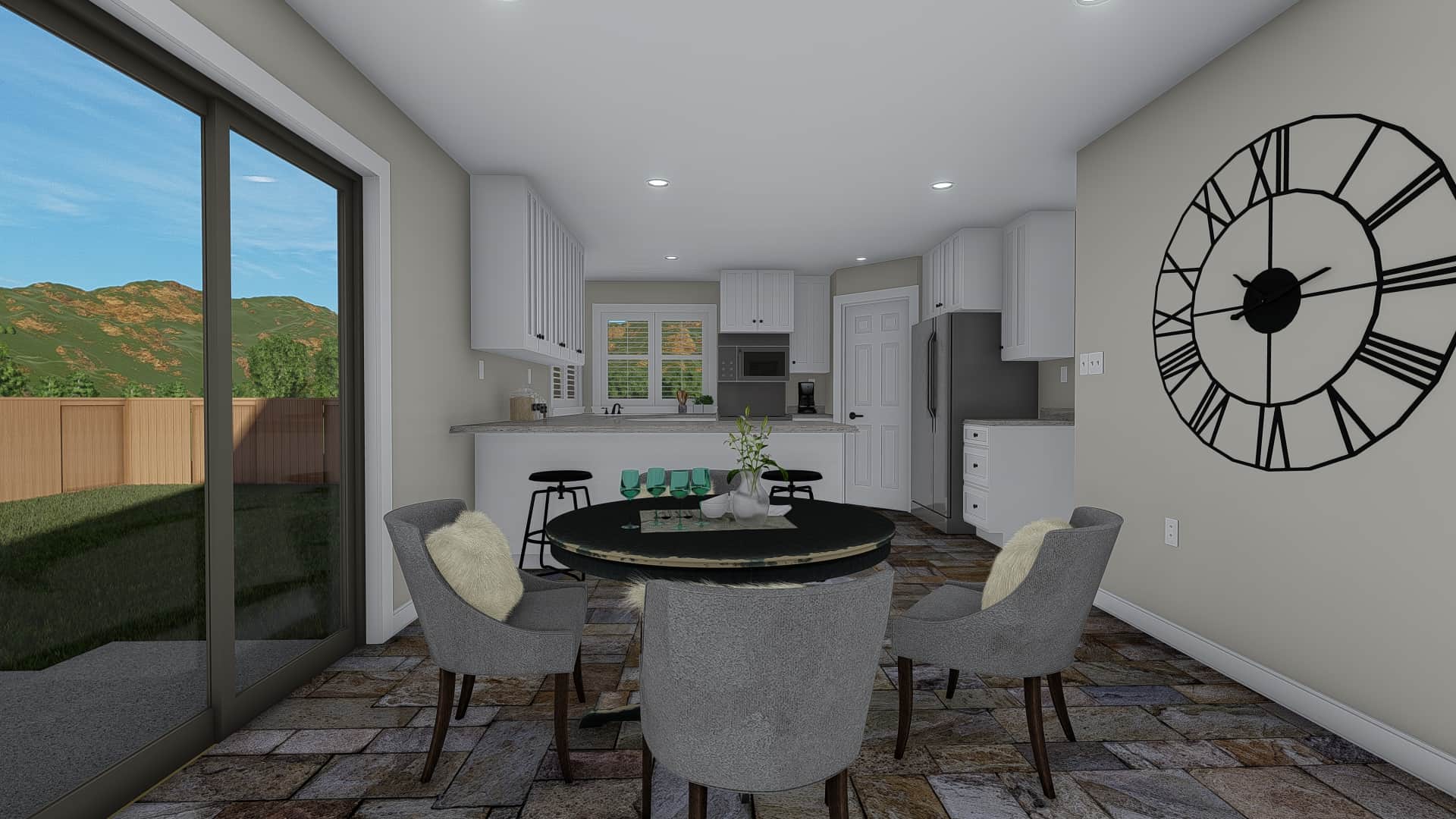 Dining Room of this 3-Bedroom, 1660 Sq Ft Plan - 187-1172
