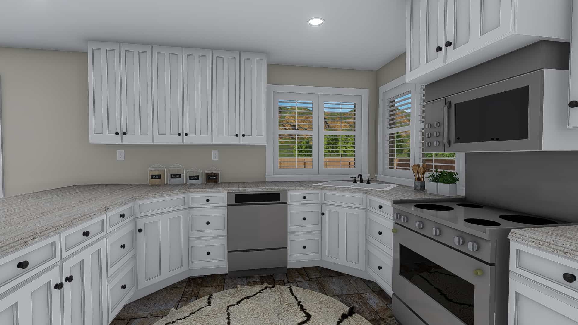 Kitchen of this 3-Bedroom, 1660 Sq Ft Plan - 187-1172