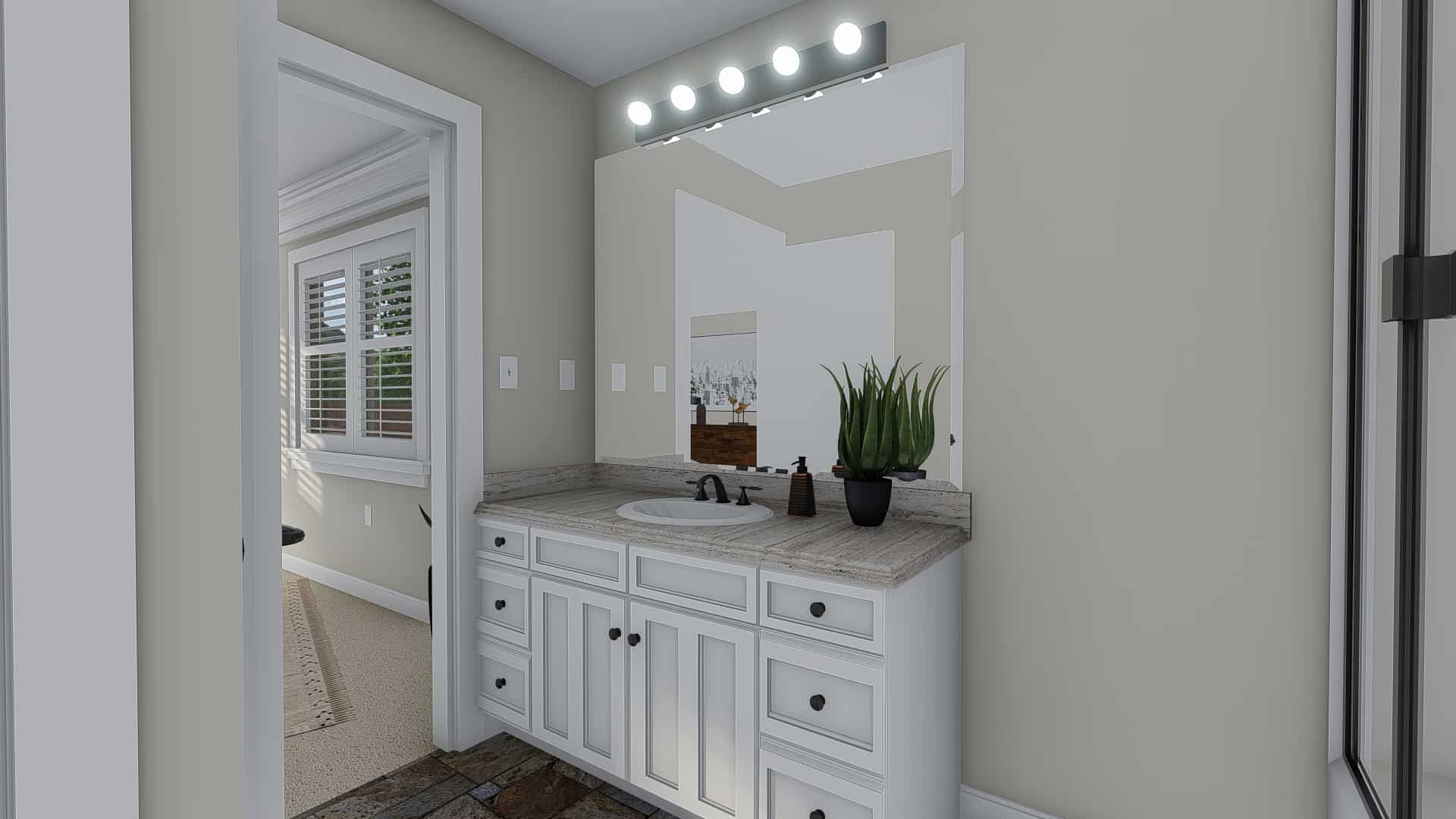 Master Bathroom of this 3-Bedroom, 1660 Sq Ft Plan - 187-1172