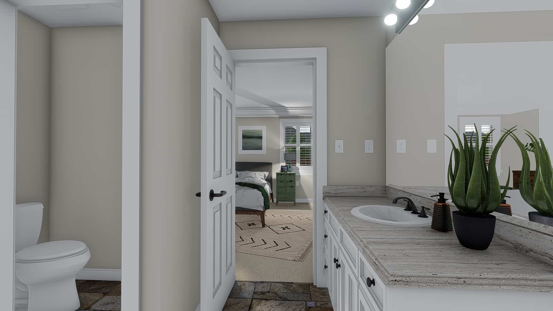 Master Bathroom of this 3-Bedroom, 1660 Sq Ft Plan - 187-1172
