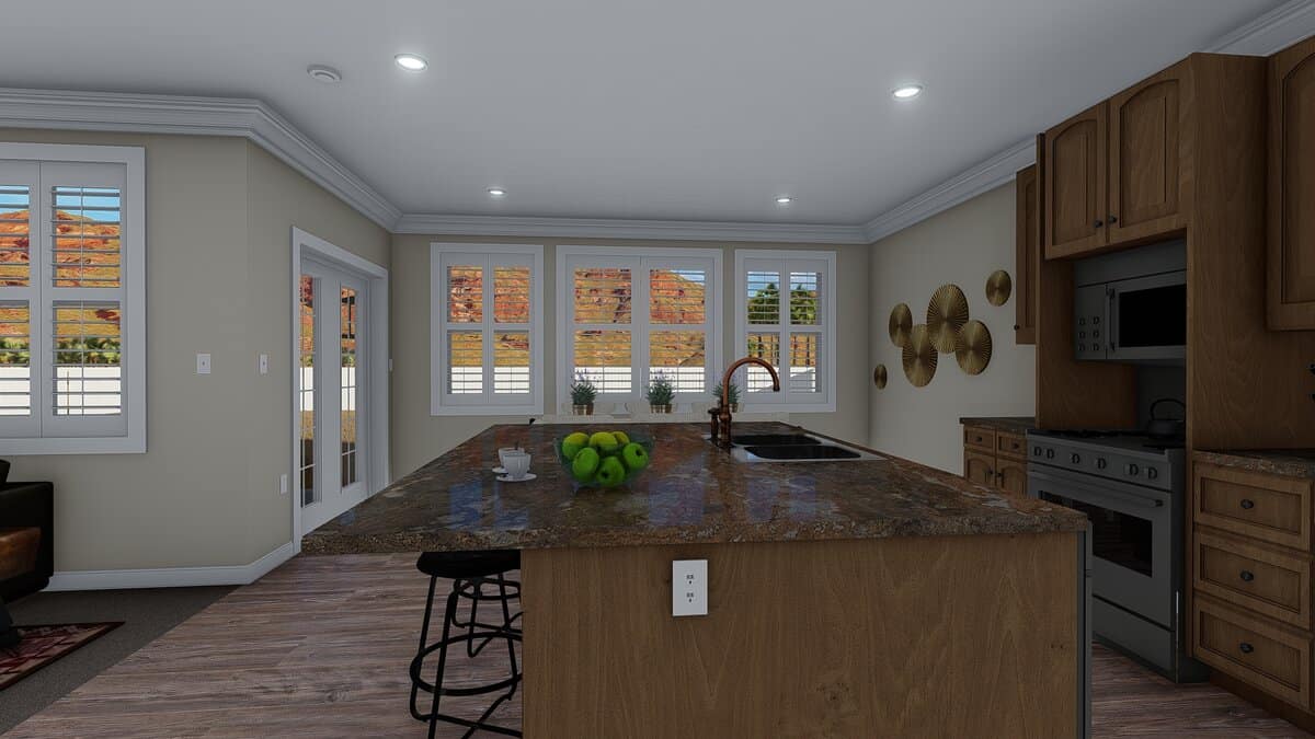 Kitchen of this 3-Bedroom, 1699 Sq Ft Plan - 187-1173
