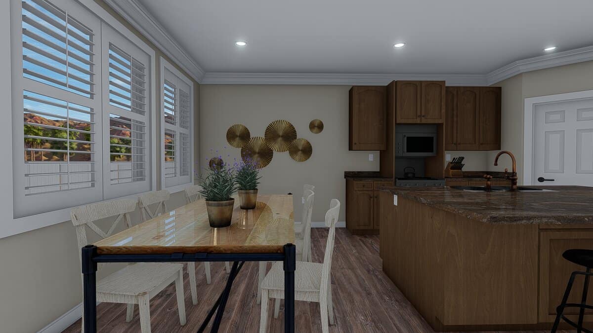 Dining Room of this 3-Bedroom, 1699 Sq Ft Plan - 187-1173