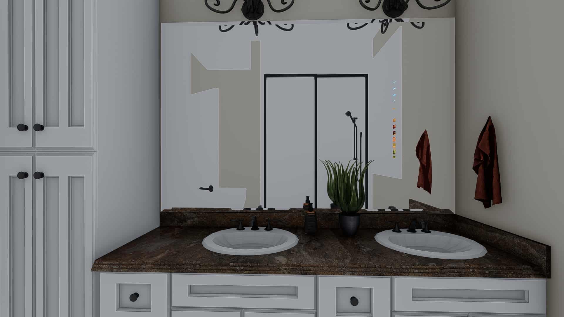 Master Bathroom of this 3-Bedroom, 1699 Sq Ft Plan - 187-1173