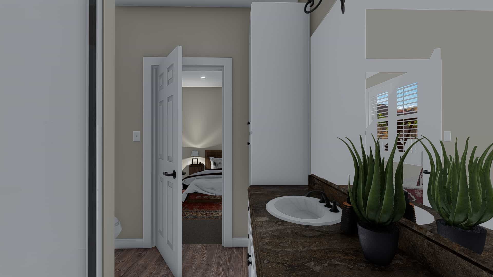 Master Bathroom of this 3-Bedroom, 1699 Sq Ft Plan - 187-1173