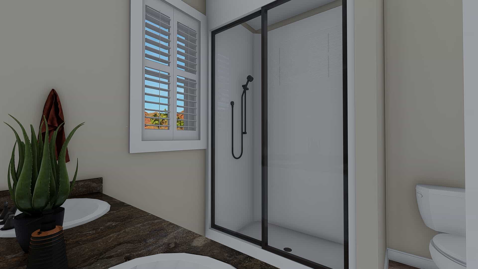 Master Bathroom of this 3-Bedroom, 1699 Sq Ft Plan - 187-1173