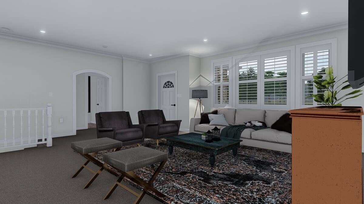 Family Room of this 2-Bedroom, 1641 Sq Ft Plan - 187-1174
